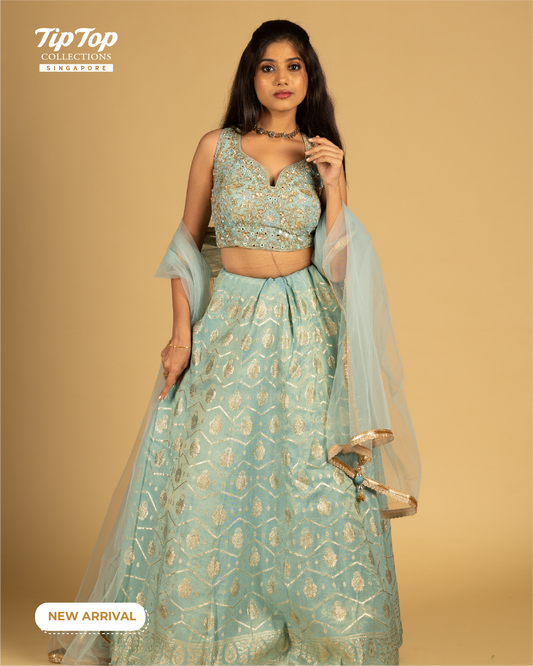 Premium Banarasi Soft Silk lehenga