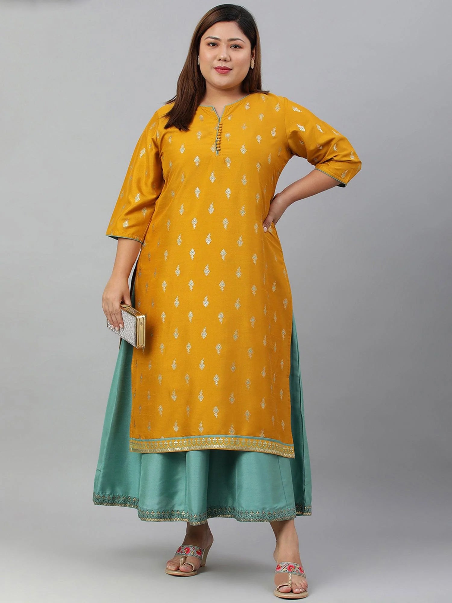 Light Green Poly Silk Gold Print Anarkali Western Dress Tip Top Collections Light Green Poly Silk Gold Print Anarkali Western Dress Tip Top Collections