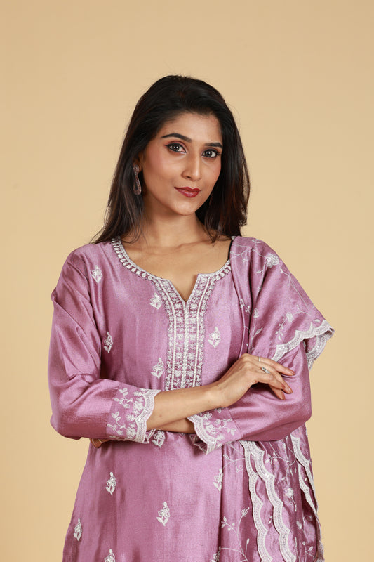Elegant Baby Pink Salwar suit
