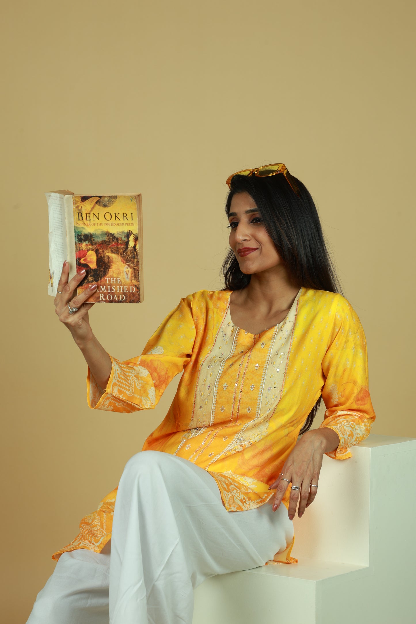 Gorgeous Yellow Short kurti