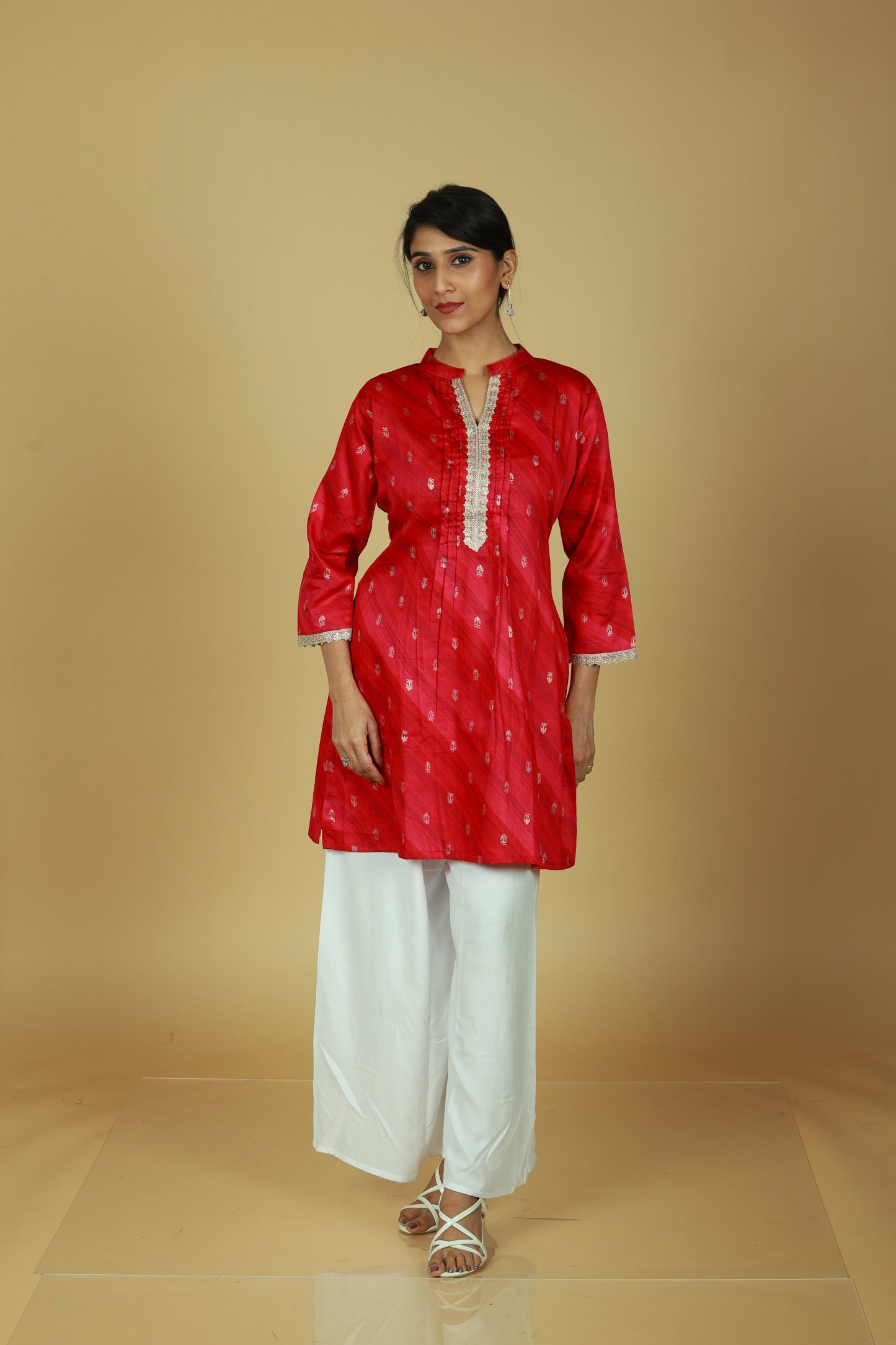 Ethnic Red Short Kurti