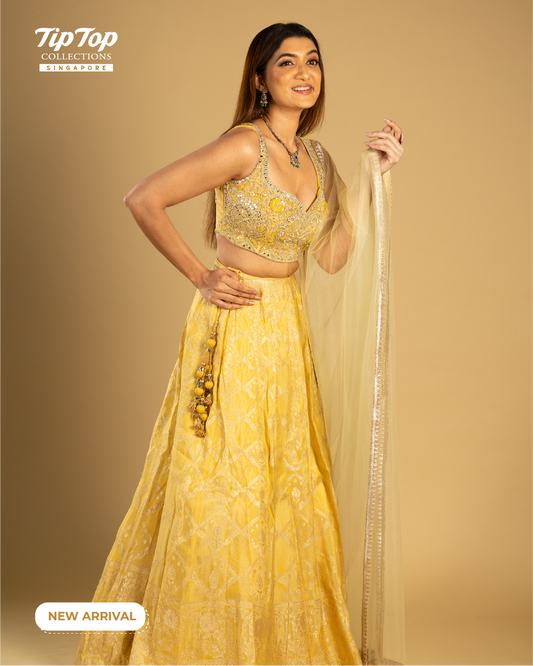 Premium Banarasi Soft Silk lehenga
