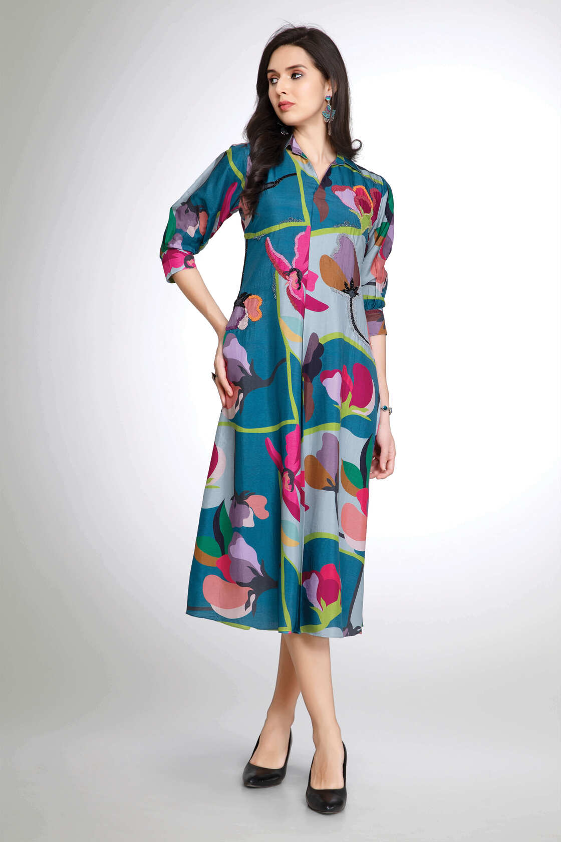 BLUE STYLISH KURTI
