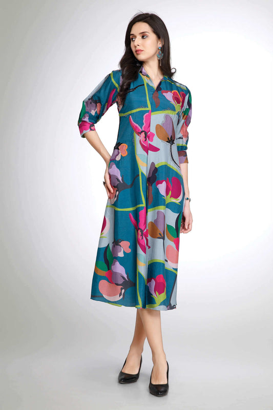 BLUE STYLISH KURTI