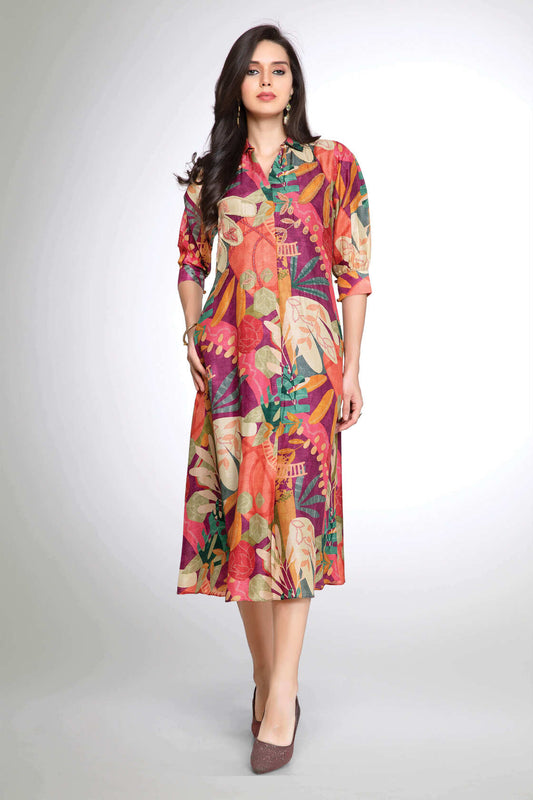 STYLISH WINE KURTI