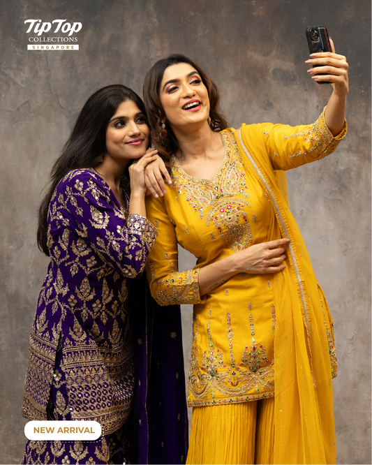 Stylish Zari Work Sharara