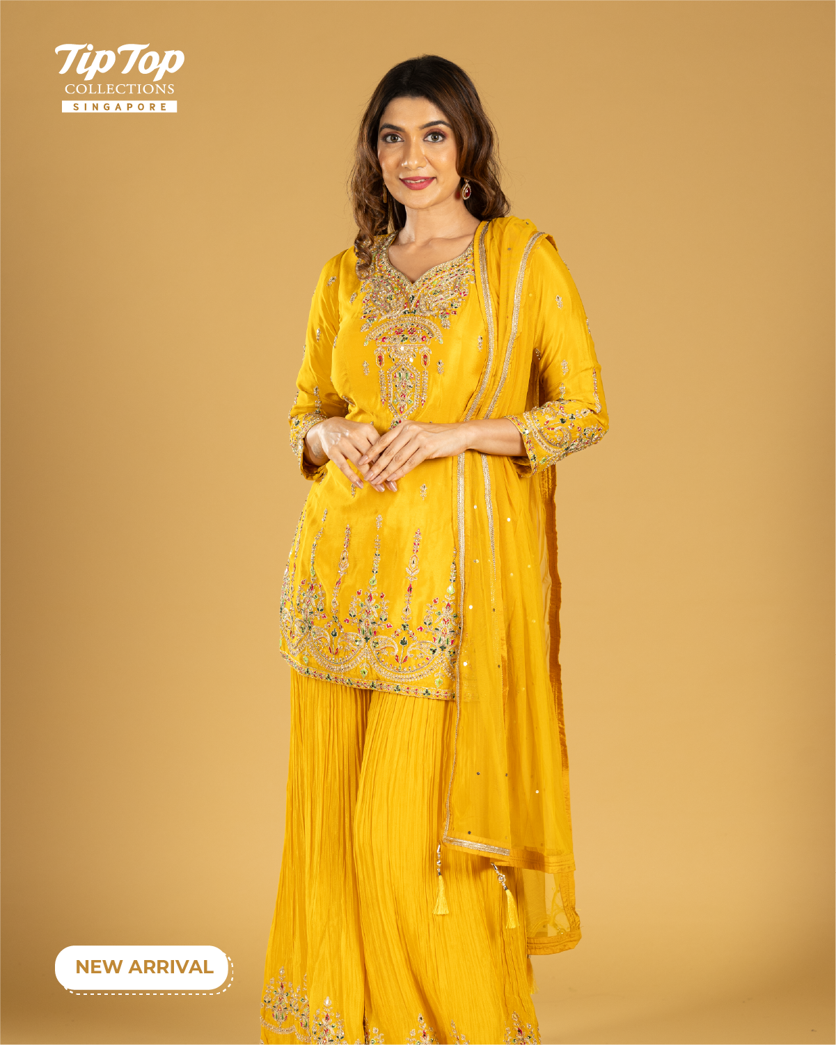 Fancy Embroidery  Georjet Sharara