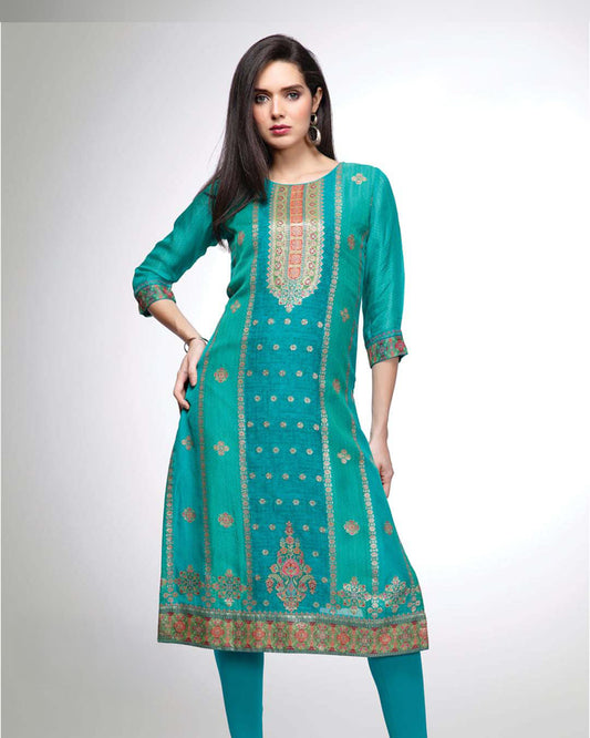 ELEGANT RAMA KURTI